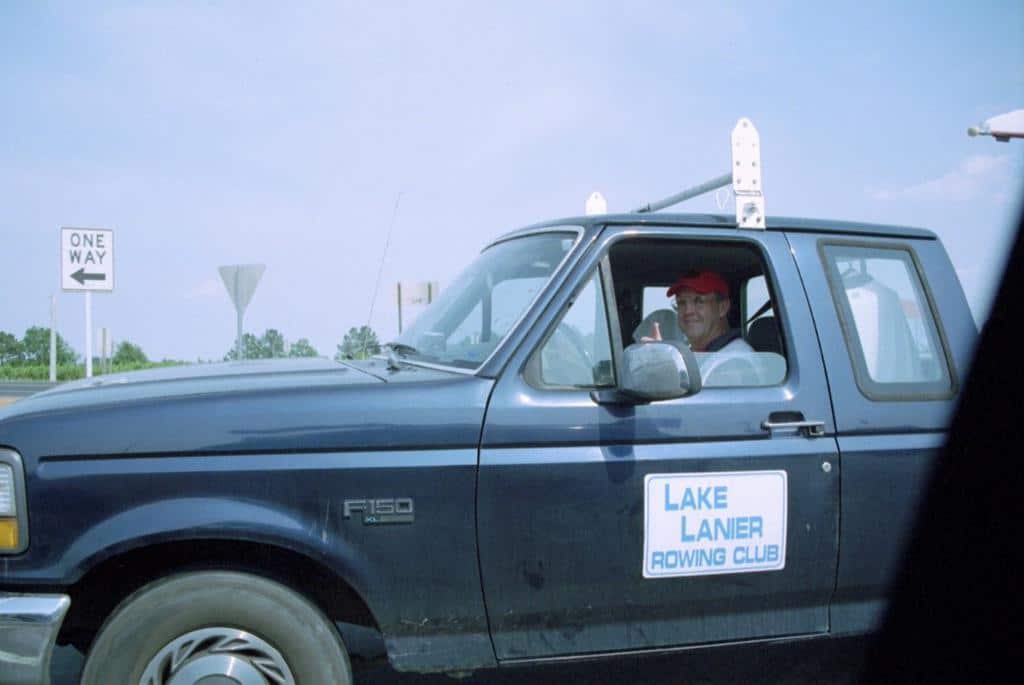 Mr. Wise in LLRC truck
