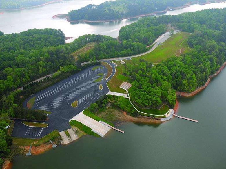 Aerial View Laurel Park Mega Ramp