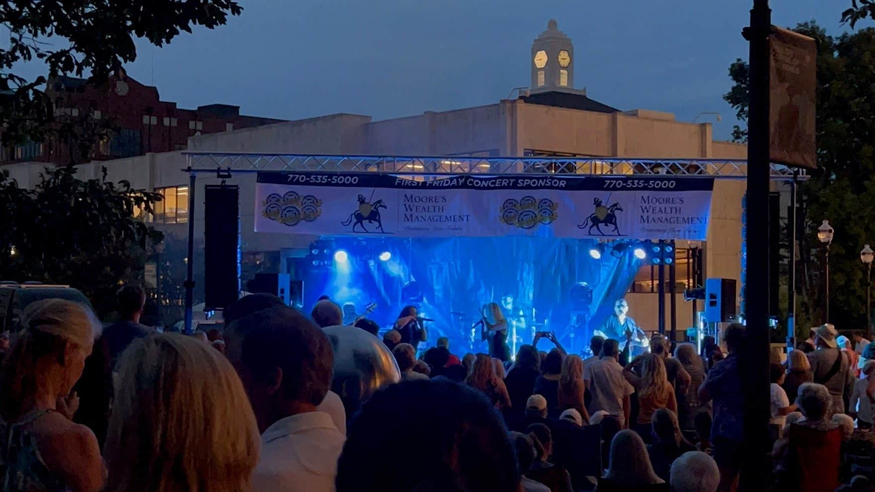 first friday concert shot