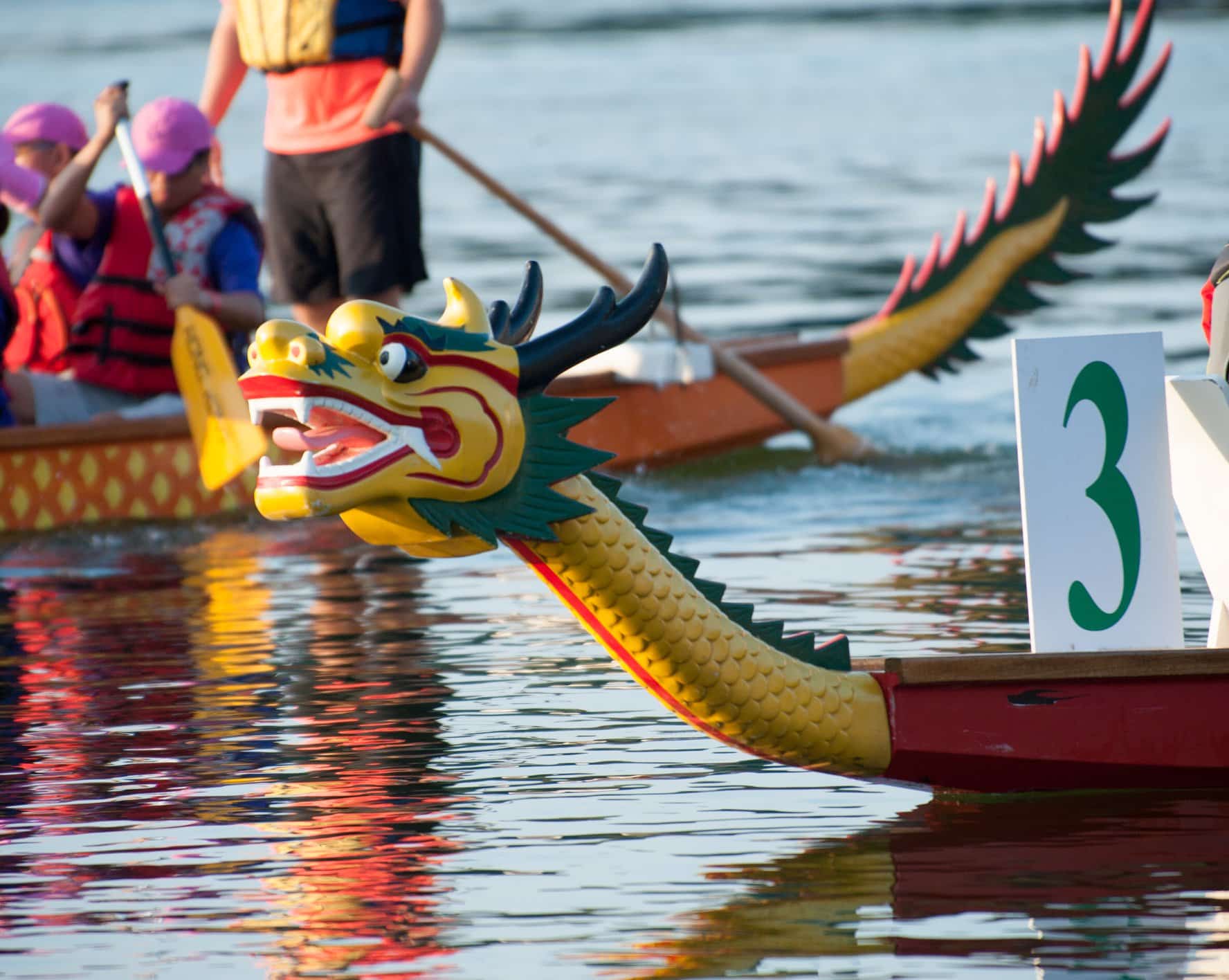 dragon boat head
