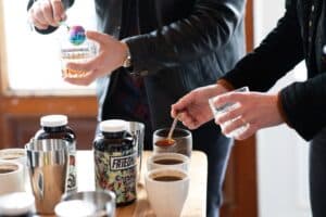 Cupping class at Meadowlark Coffee in Gainesville, GA. Photo by Atlanta Coffee Shops.